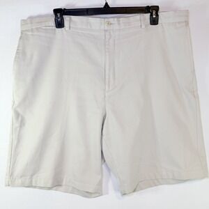 Ben Hogan Performance Shorts Men's 36 Khaki Flat Front Golf Casual
